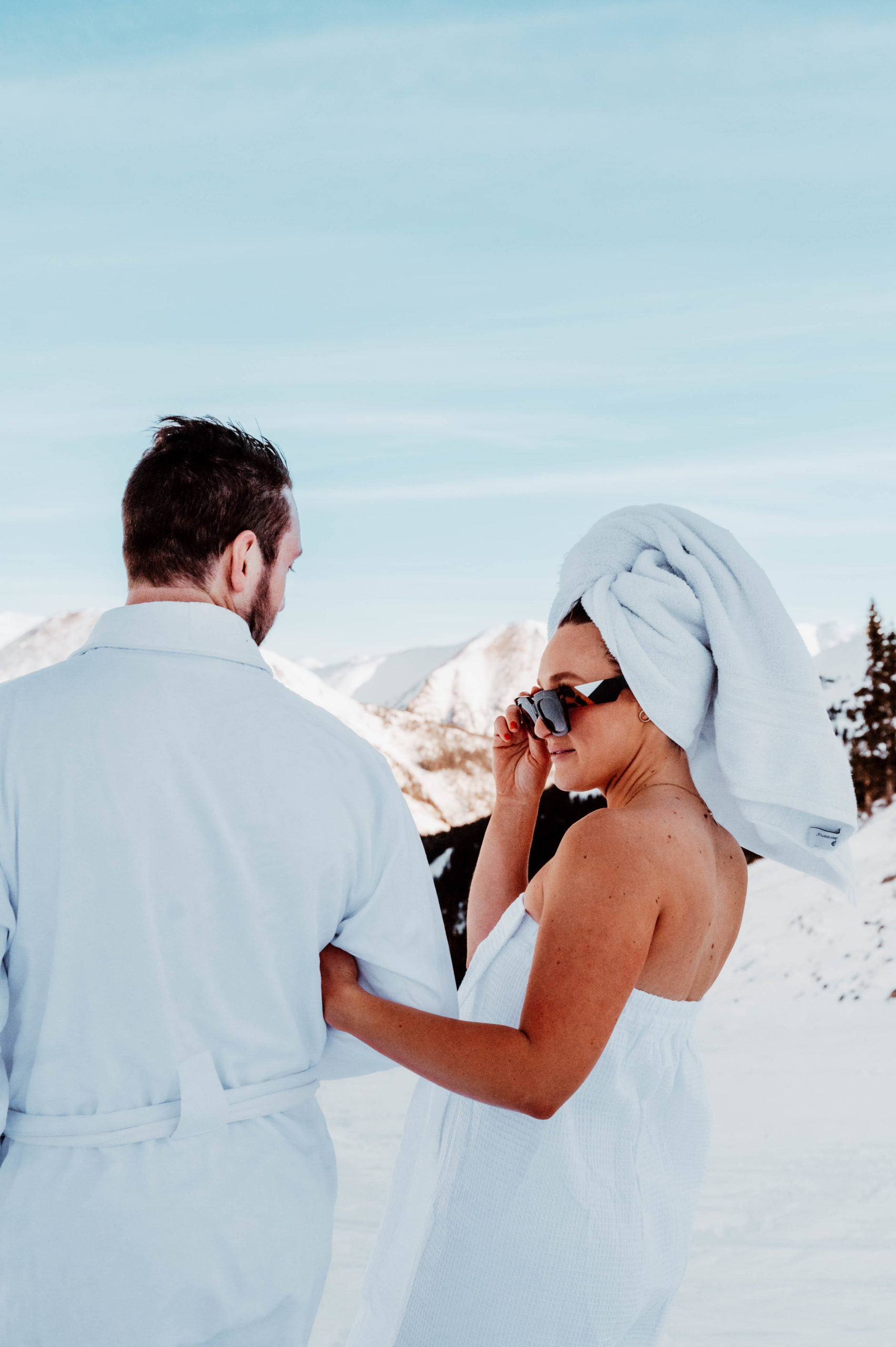 Colorado Mountain Skiing Engagement Session